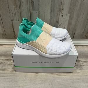 New APL Athletic Propulsion Labs WOMEN'S TECHLOOM BLISS Mint Beach White 7.5